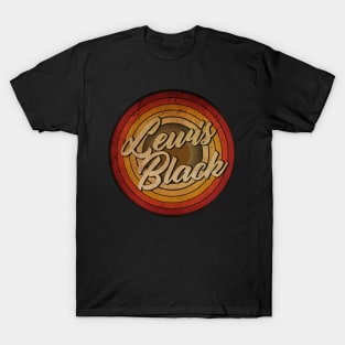 arjunthemaniac,circle retro faded Lewis Black T-Shirt